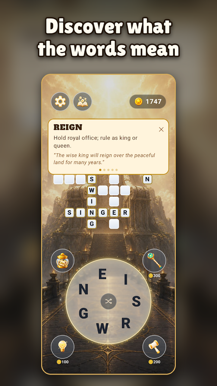Word Realm: Puzzle & Fun Facts screenshot