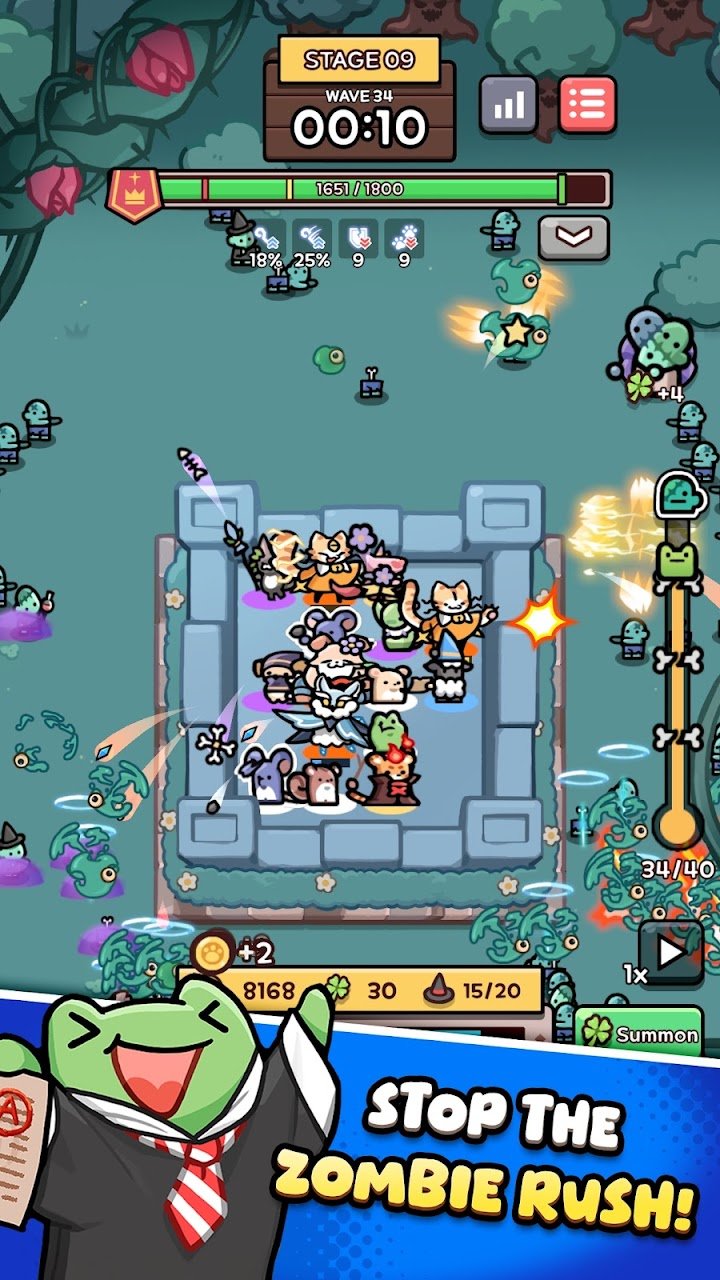 Wizzy Animals : Defense screenshot