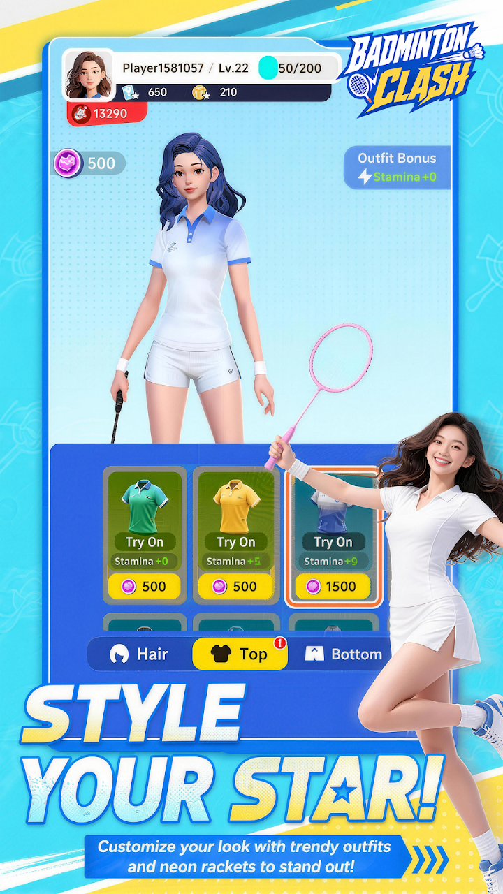 Badminton Clash screenshot