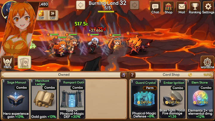 Aeterna Loop:Tactical Idle RPG screenshot