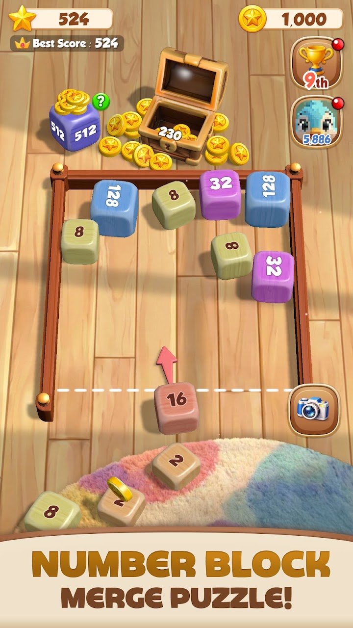 Shot The Number : Merge Puzzle screenshot
